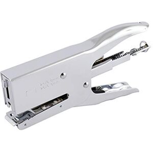 Leviatan 207017 Stapler Metal Construction Metal Chrome Silver (Type 1/4, 5/16, 24/6, 24/8, 26/6 and 26/8 Staples) 50 Sheets Leviatan 207017 Stapler Metal Construction Metal Chrome Silver (Type 1/4, 5/16, 24/6, 24/8, 26/6 and 26/8 Staples) 50 Sheets