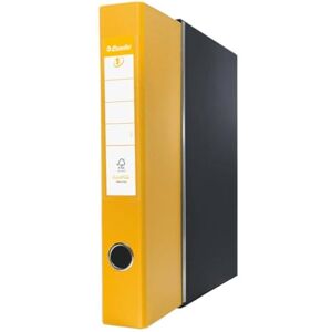 Esselte – RACCOGLITORE EUROFILE with Lever Mechanism Plastic Coated Cardboard,Yellow,5 cm Esselte – RACCOGLITORE EUROFILE with Lever Mechanism Plastic Coated Cardboard,Yellow,5 cm