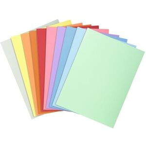 Exacompta Ref 340000E Super Pastel Square Cut Folders 24 x 32cm in Size, Suitable for Storing & Holding A4 Documents, 160gsm Card Assorted Colours (Pack of 100) Exacompta Ref 340000E Super Pastel Square Cut Folders 24 x 32cm in Size, Suitable for Storing & Holding A4 Documents, 160gsm Card Assorted Colours (Pack of 100)