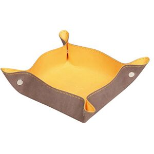 Rhodia 318853C Chocolate Reversible Tidy Box 12x12x4.5 cm Orange Saddle Stitching, Magnetic Corners Faux Leather rama Home Office Collection Office Organization & Designer Storage Rhodia 318853C Chocolate Reversible Tidy Box 12x12x4.5 cm Orange Saddle Stitching, Magnetic Corners Faux Leather rama Home Office Collection Office Organization & Designer Storage