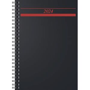 rido/idé Daily calendar model timing 1 2024, Desk Planner, 1 page = 1 day, A5, black rido/idé Daily calendar model timing 1 2024, Desk Planner, 1 page = 1 day, A5, black