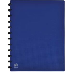 Oxford Variozip Memphis A4 Document Protector 60 Sheets / 30 Removable Pockets Polypropylene Cover Blue Oxford Variozip Memphis A4 Document Protector 60 Sheets / 30 Removable Pockets Polypropylene Cover Blue