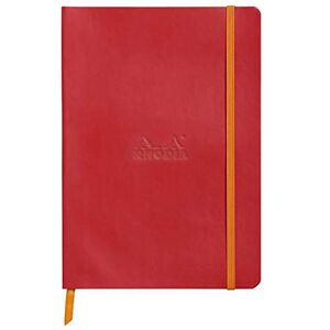 Rhodia 117820C rama Notebook POPPY A5 14.8 x 21 cm 5x5 Small Squares 160 p Ivory paper 90 g/m² Bookmark, Elastic closure Leatherette Rhodia 117820C rama Notebook POPPY A5 14.8 x 21 cm 5x5 Small Squares 160 p Ivory paper 90 g/m² Bookmark, Elastic closure Leatherette