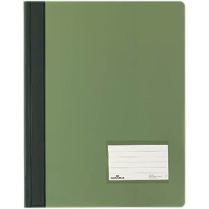 Durable DURALUX A4 Document Folder Green Made From PVC Extra Wide For Filing Punched Pockets Pack of 25 Durable DURALUX A4 Document Folder Green Made From PVC Extra Wide For Filing Punched Pockets Pack of 25