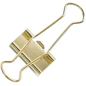 U Brands Small Binder Clips, Metallic Gold, Office Organization Supplies, 19mm, 72 Count U Brands Small Binder Clips, Metallic Gold, Office Organization Supplies, 19mm, 72 Count