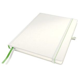 Leitz Complete Notebook A4 Squared, 160 Pages, 80 Sheets, Hardcover, 100 g/m² Paper FSC Certified, Fastener, Bookmark, Pen Loop, White, 44710001 Leitz Complete Notebook A4 Squared, 160 Pages, 80 Sheets, Hardcover, 100 g/m² Paper FSC Certified, Fastener, Bookmark, Pen Loop, White, 44710001