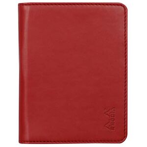 Rhodia 211007C Notebook and Document Holder rama N°11 Poppy for Notepads or A7 Size Notebooks (7.4 x 10.5 cm) Premium Italian Faux Leather Rhodia 211007C Notebook and Document Holder rama N°11 Poppy for Notepads or A7 Size Notebooks (7.4 x 10.5 cm) Premium Italian Faux Leather