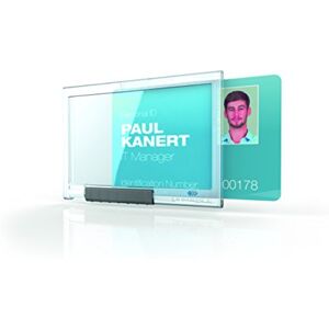 Durable Pushbox Security Pass Holder 54 x 87mm Transparent Pack of 10 Badges for Securely Holding Upto 3 ID/Security Cards Durable Pushbox Security Pass Holder 54 x 87mm Transparent Pack of 10 Badges for Securely Holding Upto 3 ID/Security Cards