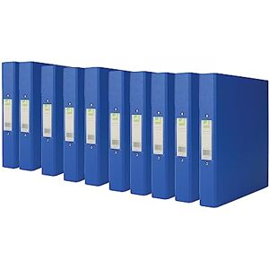 Q-Connect 25mm 2 Ring Binder Polypropylene A4 Blue (Pack of 10) KF02003 Q-Connect 25mm 2 Ring Binder Polypropylene A4 Blue (Pack of 10) KF02003