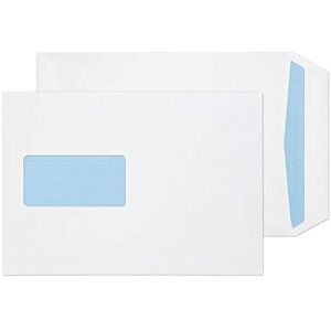 Blake Purely Everyday C5 229 x 162 mm 90 gsm Self Seal Window Pocket Envelopes (13084) White Pack of 500 Blake Purely Everyday C5 229 x 162 mm 90 gsm Self Seal Window Pocket Envelopes (13084) White Pack of 500