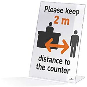 Durable Acrylic Table Display Stand L-Shape Sign Holder for Clear Signage Easy To Use- A4 Transparent Document Holder Pack of 1 Durable Acrylic Table Display Stand L-Shape Sign Holder for Clear Signage Easy To Use- A4 Transparent Document Holder Pack of 1