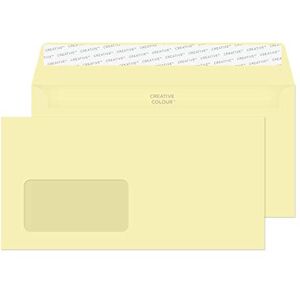 Blake Creative Colour DL+ 114 x 229 mm 120 gsm Wallet Peel and Seal Window Envelopes (253W) Clotted Cream Pack of 500 Blake Creative Colour DL+ 114 x 229 mm 120 gsm Wallet Peel and Seal Window Envelopes (253W) Clotted Cream Pack of 500