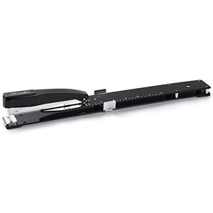 Swingline Long Reach Stapler, 20 Sheet Capacity, Jam Free, 12" Reach, Metal, Black (S7034121P) Swingline Long Reach Stapler, 20 Sheet Capacity, Jam Free, 12" Reach, Metal, Black (S7034121P)