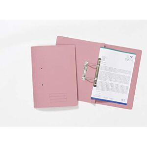 Exacompta Ref TFM50-PNKZ Spiral Files for Punched Papers, A4 & Foolscap, 285gsm Medium Weight Premium Manilla, 350mm x 250mm, Metal Spring Mechanism Pink, Pack of 50 Exacompta Ref TFM50-PNKZ Spiral Files for Punched Papers, A4 & Foolscap, 285gsm Medium Weight Premium Manilla, 350mm x 250mm, Metal Spring Mechanism Pink, Pack of 50
