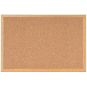 Bi-Office Earth Notice Board, Cork Surface, Prime Oak MDF Frame, 240 x 120 cm Bi-Office Earth Notice Board, Cork Surface, Prime Oak MDF Frame, 240 x 120 cm