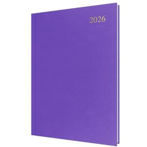 Collins Essential 2026 12 Month Calendar Year Planner, Day-To-Page Diary, A4 Hard Cover Purple (ESSA41.55-26) Collins Essential 2026 12 Month Calendar Year Planner, Day-To-Page Diary, A4 Hard Cover Purple (ESSA41.55-26)
