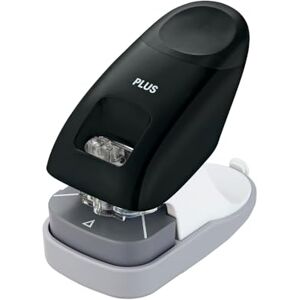 PLUS Japan, Staple-Free Stapler Desktop Model Black, 10 Sheet stapling Capacity, 1 Piece Pack (1 x 1 Stapler) PLUS Japan, Staple-Free Stapler Desktop Model Black, 10 Sheet stapling Capacity, 1 Piece Pack (1 x 1 Stapler)