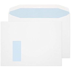 Blake Purely Everyday C4+ 240 x 330 mm 100 gsm Gummed Mailer Low Window Envelopes (9710) White Pack of 250 Blake Purely Everyday C4+ 240 x 330 mm 100 gsm Gummed Mailer Low Window Envelopes (9710) White Pack of 250