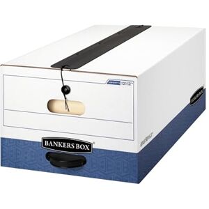 BANKERS BOX Liberty Plus Heavy-Duty Storage Boxes, Legal, 12 Pack (12112) BANKERS BOX Liberty Plus Heavy-Duty Storage Boxes, Legal, 12 Pack (12112)