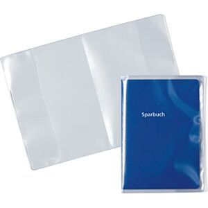 HERMA 5043 ID Card Holder for 2 Cards, Transparent, Pack of 25, 2-Way ID Holder for Protection for Documents in DIN A6 Format and Savings Books, Plastic Card Sleeves Protective Cover Set, Transparent HERMA 5043 ID Card Holder for 2 Cards, Transparent, Pack of 25, 2-Way ID Holder for Protection for Documents in DIN A6 Format and Savings Books, Plastic Card Sleeves Protective Cover Set, Transparent