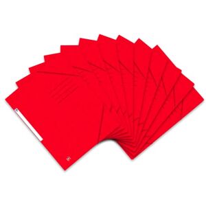 Oxford 400116308 Folder A4 Cardboard Red Pack of 10 Oxford 400116308 Folder A4 Cardboard Red Pack of 10