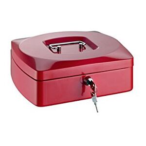 ALCO -Albert 8420-12 Cash Box 255 x 200 x 90 mm Red ALCO -Albert 8420-12 Cash Box 255 x 200 x 90 mm Red