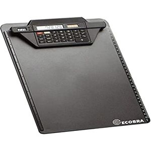 Ecobra 792250 Clipboard with Calculator Clip Strip, Black Ecobra 792250 Clipboard with Calculator Clip Strip, Black