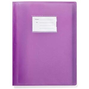 ARPAN A4 Display Book Folder Flexible Cover Portfolio 104 Pockets 208/Sides Purple ARPAN A4 Display Book Folder Flexible Cover Portfolio 104 Pockets 208/Sides Purple