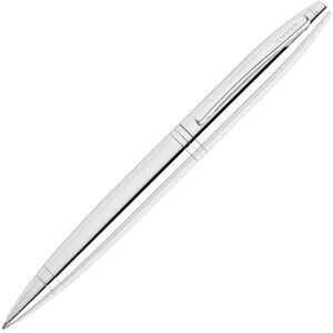 Cross Calais Ballpoint Pen in Polished Chrome incl. Premium Gift Box – Refillable Medium Ballpen Cross Calais Ballpoint Pen in Polished Chrome incl. Premium Gift Box – Refillable Medium Ballpen