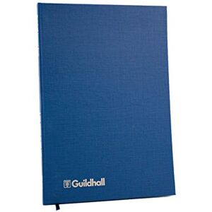 Exacompta Ref 31/2-10Z Guildhall Account Book, 298 x 203mm, 2 Debit and 10 Credit Columns, 80 Pages of 95gsm Ledger Quality Paper, Hardback Blue Vinyl Cover, Traditionally Sewn Exacompta Ref 31/2-10Z Guildhall Account Book, 298 x 203mm, 2 Debit and 10 Credit Columns, 80 Pages of 95gsm Ledger Quality Paper, Hardback Blue Vinyl Cover, Traditionally Sewn