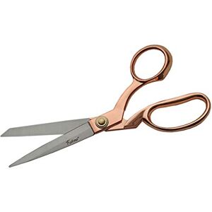 Sara International Szco Supplies 8.5” Fatima Heavy-Duty Professional Fabric Tailor Scissors for Home Crafts and Office with Rose Gold Finished Handle Sara International Szco Supplies 8.5” Fatima Heavy-Duty Professional Fabric Tailor Scissors for Home Crafts and Office with Rose Gold Finished Handle