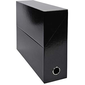 Exacompta Ref 89921E Iderama Collection Transfer Box 250 x 330 x 90mm in Size, Suitable for Holding A4 Documents, Premium Plastic-Coated Pressboard Black Exacompta Ref 89921E Iderama Collection Transfer Box 250 x 330 x 90mm in Size, Suitable for Holding A4 Documents, Premium Plastic-Coated Pressboard Black