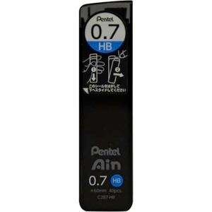 Pentel Ain Leads Refill 0.7mm HB Pack of 12 Pentel Ain Leads Refill 0.7mm HB Pack of 12