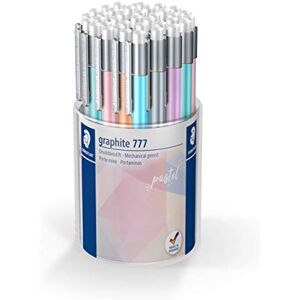 STAEDTLER 777 KP36PA Graphite 777 Mechanical Pencil in Pastel Colours, for Writing, Rubberised Barrel and Shatter-Resistant Lead Guide, Quality Made in Germany, 36 Pieces (6 Pastel Colours) in Case STAEDTLER 777 KP36PA Graphite 777 Mechanical Pencil in Pastel Colours, for Writing, Rubberised Barrel and Shatter-Resistant Lead Guide, Quality Made in Germany, 36 Pieces (6 Pastel Colours) in Case
