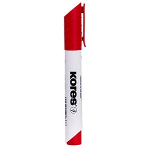 Kores Red Whiteboard Marker Pens K-Marker XW2, Chisel Tip with Low-Odour Ink Dry Wipe Marker Pens Back to School Supplies, Office Supplies Pack of 12 Kores Red Whiteboard Marker Pens K-Marker XW2, Chisel Tip with Low-Odour Ink Dry Wipe Marker Pens Back to School Supplies, Office Supplies Pack of 12