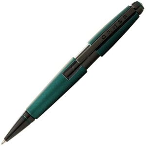 Cross Edge Rollerball Pen with M Line Width Black Refillable Includes Premium Gift Box Matte Green Pack of 1 Cross Edge Rollerball Pen with M Line Width Black Refillable Includes Premium Gift Box Matte Green Pack of 1