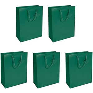 Sigel GT500 Gift bags, large, 33 x 26 cm, matte, dark Green, 5 Pieces Sigel GT500 Gift bags, large, 33 x 26 cm, matte, dark Green, 5 Pieces