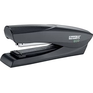 Rapid ECO Full Strip Stapler, Full Size Heavy Duty Stapler Made Using Recycled Plastic, For Home, Office Or School Use, Eco Conscious Stationery Range, Black, 24812301 Rapid ECO Full Strip Stapler, Full Size Heavy Duty Stapler Made Using Recycled Plastic, For Home, Office Or School Use, Eco Conscious Stationery Range, Black, 24812301