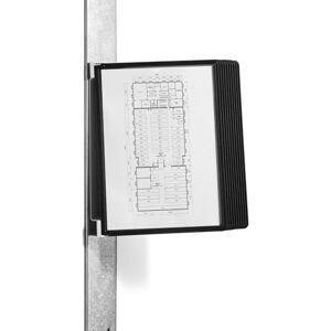 Durable VARIO Magnetic Display Panel Wall Unit 10 Panels in Black Ideal for Storing and Displaying A4 Documents Durable VARIO Magnetic Display Panel Wall Unit 10 Panels in Black Ideal for Storing and Displaying A4 Documents