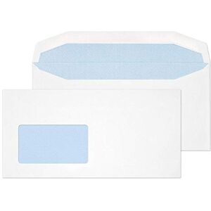 Blake Purely Everyday DL+ 114 x 229 mm 90 gsm Mailer Gummed Window Envelopes (3804CBC) White Pack of 1000 Blake Purely Everyday DL+ 114 x 229 mm 90 gsm Mailer Gummed Window Envelopes (3804CBC) White Pack of 1000