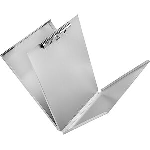 Läufer Saunders 30018 Form Holder with Compartment and Clipboard Silver Läufer Saunders 30018 Form Holder with Compartment and Clipboard Silver
