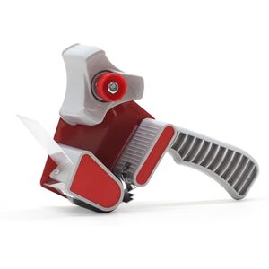Waytex 930913 Packaging Tape Dispenser up to Width 50 mm, Professional Adhesive Dispenser with Ergonomic Handle Grey Red Waytex 930913 Packaging Tape Dispenser up to Width 50 mm, Professional Adhesive Dispenser with Ergonomic Handle Grey Red