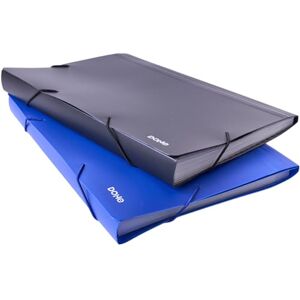 DOHE A4 Accordion Folders with 13 Sections (2 pcs.) 32.5x23.5x2.8cm, 2 Colours, Elastic Rubber Closure, Polypropylene 800 Micron Office Supplies DOHE A4 Accordion Folders with 13 Sections (2 pcs.) 32.5x23.5x2.8cm, 2 Colours, Elastic Rubber Closure, Polypropylene 800 Micron Office Supplies