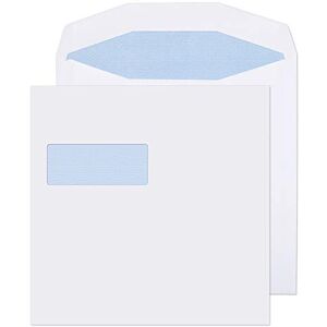 Blake Envelopes Purely Everyday 5702 Quadratische Briefumschläge selbstklebend Mit Hohes Fenster Weiß 220 x 220 mm 100g/m² 250 Stück Blake Envelopes Purely Everyday 5702 Quadratische Briefumschläge selbstklebend Mit Hohes Fenster Weiß 220 x 220 mm 100g/m² 250 Stück