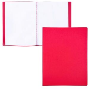 RAYLU PAPER A4 Document Folder with Clear Sleeves Made of 100% Biodegradable Polypropylene, 30 Clear Document Sleeves for Home and Office (A4, 30 Pockets, Red) RAYLU PAPER A4 Document Folder with Clear Sleeves Made of 100% Biodegradable Polypropylene, 30 Clear Document Sleeves for Home and Office (A4, 30 Pockets, Red)