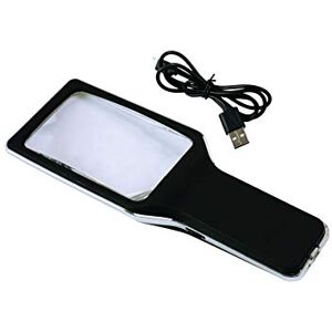 Laser Tools Laser 7934 Rechargeable Magnifying Glass,Green,red,80 x 225 x 20mm Laser Tools Laser 7934 Rechargeable Magnifying Glass,Green,red,80 x 225 x 20mm