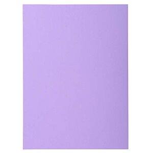 Exacompta Ref 850016E Super Square Cut Folders 22 x 31cm in Size, Suitable for Storing & Holding A4 Documents, 60gsm Material Purple (Pack of 250) Exacompta Ref 850016E Super Square Cut Folders 22 x 31cm in Size, Suitable for Storing & Holding A4 Documents, 60gsm Material Purple (Pack of 250)