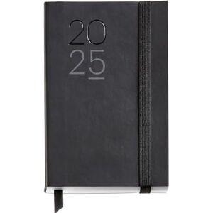 Miquelrius 2025 Diary, Yearly Diary 90 x 140 mm, Week to View Agenda, Flexible Cover Imitation Leather Stitched, Paper 80 g/m², Catalan, English and Portuguese, Black Miquelrius 2025 Diary, Yearly Diary 90 x 140 mm, Week to View Agenda, Flexible Cover Imitation Leather Stitched, Paper 80 g/m², Catalan, English and Portuguese, Black