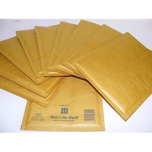 Mail Lite Gold Bubble Envelope (10 pcs) Gold H/5 10.5" x 14" 270mm x 360mm Mail Lite Gold Bubble Envelope (10 pcs) Gold H/5 10.5" x 14" 270mm x 360mm