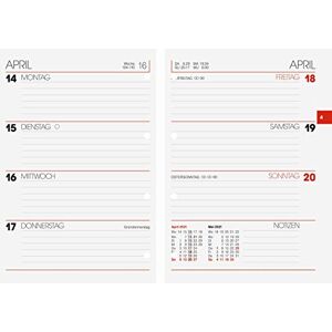 BRUNNEN 1073127001 Timer Ring Binder Insert Model 731, 2 Pages = 1 Week, 10 x 14 cm, Calendar 2021 BRUNNEN 1073127001 Timer Ring Binder Insert Model 731, 2 Pages = 1 Week, 10 x 14 cm, Calendar 2021